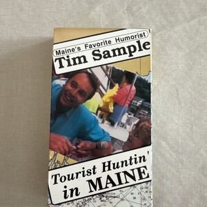 Tim Sample Tourist Huntin' in Maine VHS 1991 Humorist Comedy Video Vintage Works
